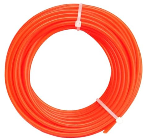 LPHFDCS Ligne De Coupe-Bordures Cordon en Nylon Solide for débroussailleuse, 4 mm x 5000 mm, for Coupe-Bordures, Coupe-Herbe, Remplacement épais de 4,0 mm Fil DéBroussailleuse
