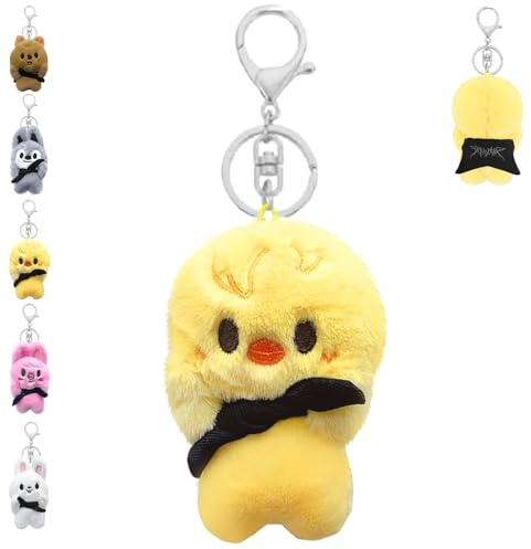 LUKIUP S-Kids Plüschpuppe, 10 cm Magischer Umhang Stray Kuscheltiere, SK-Zoo Schlüsselanhänger Kuscheltier Sammlerstück für STAY Fans