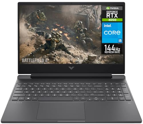 HP Laptop Gamer Victus NVIDIA GeForce RTX 4050 Intel Core i5 13420H 16GB RAM 512GB SSD 15.6 Windows 11 Home Tastiera in inglese