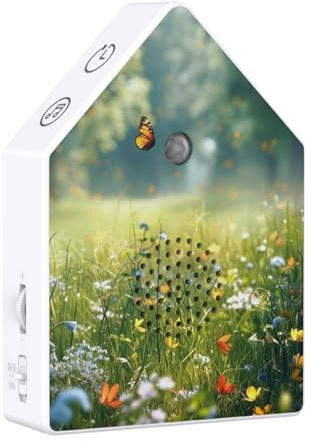 Vogelgesangsbox – Timer-Funktion, weiche Töne, natürliches Klanginstrument, beruhigend, Raumdekoration, verbessert die Atmosphäre, harmonische Atmosphäre, Spa-Studio, Yoga-Sal