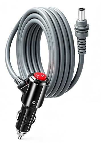 Starlink Mini-Stromkabel, 3 m, 100 W, 18 AWG, DC-Adapter mit Zigarettenanzünder-Stecker, 12–24 V Kfz-Ladekabel für Starlink Mini-Satelliten-Zubehör
