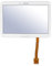 Écran tactile de rechange avec numériseur et outils pour Samsung Galaxy Tab 3 P5200 P5210 P5220 10,1 Blanc