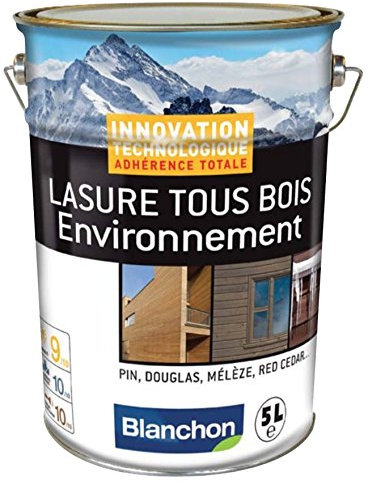 Lasure tous bois environnement - Blanchon - 5L - Chene Foncé