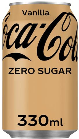 Coca Cola Zero Sugar Vanilla Cans, 330 ml
