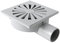 First Plast CHABS15G Chiusino Sifonato in ABS, Grigio, 150x150 mm