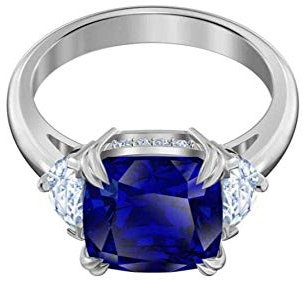 Swarovski Damen-Damenring ATTRACT Metall Swarovski-Kristall 55 Silber 32010482