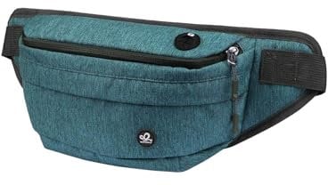 WATERFLY Bauchtasche Herren Damen Groß: Gürteltasche Hüfttasche Sport Guerteltasch Handy Wasserdicht Huefttasch Outdoor Hund Hip Waist Nylon Arbeit Festival Fanny Pack Hundetraining Dam Herr