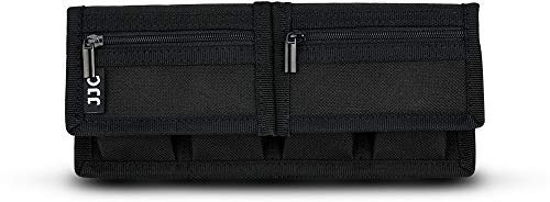 Speicherkarten-Halter für SD SDHC SDXC / Micro SD / XQD Karten + 4 Kamera-Akkuslots für Canon LP-E6 LP-E17 Sony NP-F550 NP-FW50 NP-FZ100 Fujifilm NP-W126 Nikon EN-EL15 EN-EL14
