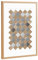 artboxONE Poster mit Rahmen Kupfer 45x30 cm Gold and Grey Pattern von Sasha Lend - gerahmtes Poster
