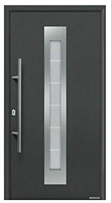 Hörmann Haustür Thermo46 - anthrazit - BxH: 1100x2100 mm - DIN Links - Motiv 750C