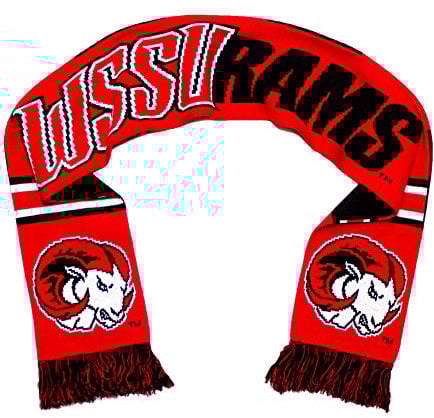 Tradition Scarves Winston-Salem State Schal - WSSU Rams Classic Knit