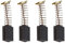 EMSea Lot de 2 paires de balais de charbon 597508-00 - 6 x 8 x 12 mm - Compatible avec les marteaux perforateurs Black et Decker KD1001K type 1/2/3