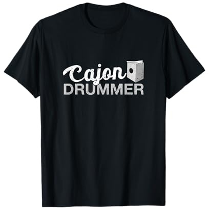 Cajon Drummer Zubehör Musik Kachon T-Shirt