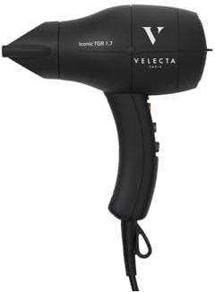 Velecta Paris - Professioneller Haartrockner - ICONIC TGR 1.7 Tiefschwarz