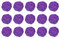 FOMIYES 15 Stück 5 cm Rattan-Kugeln DIY Handwerk kleine dekorative Weidenkugeln rustikaler Stil Rebenkugeln Vasenfüller für Hochzeit Party Couchtisch Dekoration lila