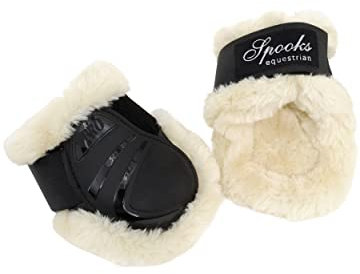 SPOOKS Fetlock Boots Teddy Velcro (Farbe: black; Größe: full)