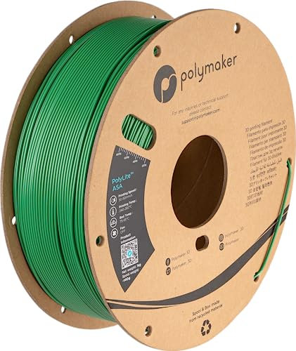 Polymaker PF01030 Green Filament ASA UV-beständig, witterungsbeständig, hitzebeständig, schlagfes