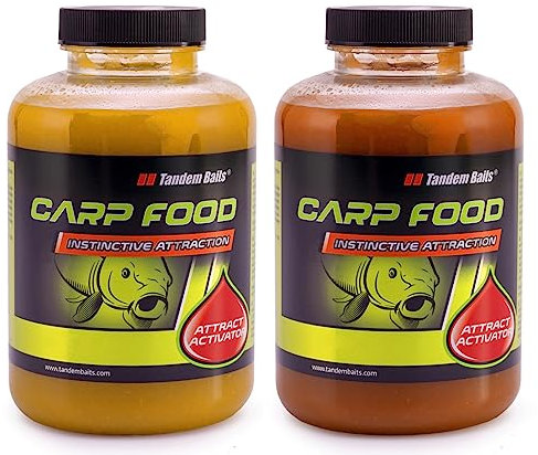 Tandem Baits Karpfen Futter Angelfutter Attraktor Carp Food Attract Activator 2-er Set 500 ml Flavour Mix 1