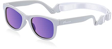 NACUWA Baby Sunglasses - 100% UV Proof Sunglasses for Baby, Toddler, Kids - Ages 0-2 Years - Case and Pouch included
