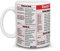 BECHUSKY Excel Mug Shortcut Kaffeetasse Spickzettel Tasse Tabellenkalkulation-Tasse Buchhaltung Student Senior Buchhalter CPA Geschenk für Kollegen Freund zum Geburtstag Jahrestag