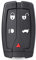 5 Buttons For Freelander 2 Key Case For Land Rover Key Shell For Range Rover Remote Control Key Cover with Uncut Blade