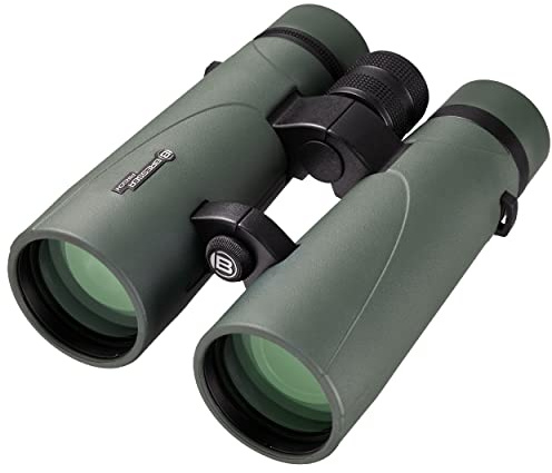 Bresser Fernglas 10x50 BaK-4 Glas Phasenvergütung UR-Vergütung wasserdicht Stickstoff gefüllt Dämmerungsoptik Twist-up Augenmuscheln