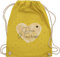 Turnbeutel Rucksack - Aufdruck selbst gestalten - Dein Wunschtext I Geschenk personalisiert Weihnachten I Vatertag I Muttertag I Geburtstag - Unisize - Gelb - taschen jga beutel wechselkleidung
