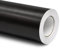 Folindo® 3D Alu gebürstet Schwarz Autofolie (13€/m²) | 100 x 152 cm | Selbstklebende Luftkanal Folie zur Auto Folierung | Blasenfrei
