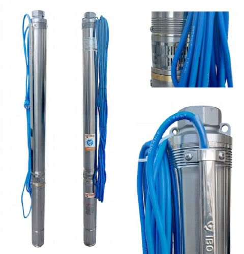 Hochwertige IBO 3,5 Tiefbrunnenpumpe 6600L/h - 11 bar - sandverträglich 5%