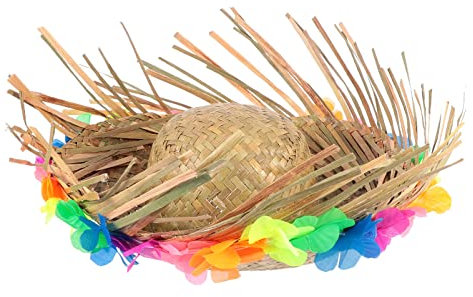 Alipis Sombrero De Hawaiano Playa Sombrero De Verano Decorativo Lei Sombrero De Beachcomber Sombrero De Accesorios De Disfraces Fiesta Vestido De Lujo Para Hombres