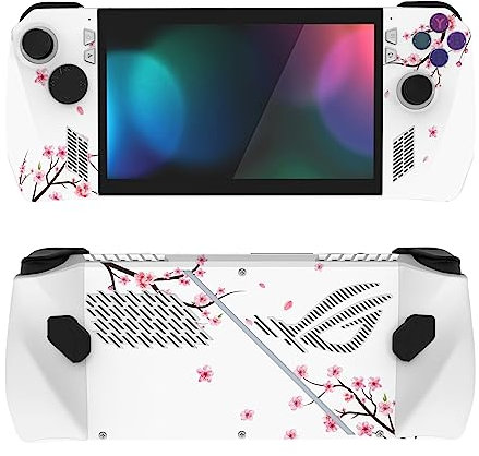 PlayVital 2 Set Skin Sticker für ROG Ally Handheld Konsole, individuelle Aufkleber aus Vinyl-Fallende Kirschblüte