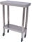 wanwanper Edelstahl Arbeitstisch Edelstahltisch mit Rollen, Arbeitstisch Gastronomie Küchentisch Edelstahltisch Zubereitungstisch mit Rollen, Lebensmittel Arbeitstisch für Küche Bar (60 * 30 * 85cm)