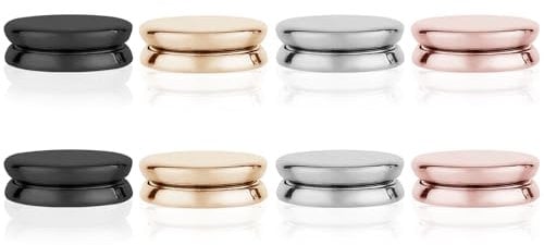 8 Pièces Épingles Magnétiques pour Hijab, Broche Aimantée Solides Multi Usages Broche sans Épingle Magnetic Hijab Pins pour Vêtements Foulards pour Femmes(Style Oblat)