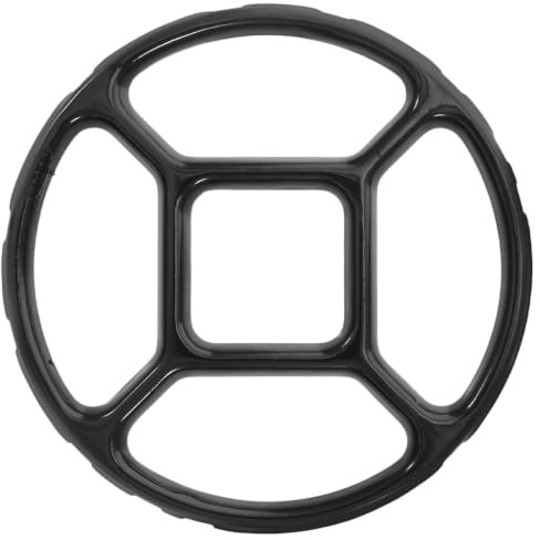 Antirutsch Wok Halterung für Gasherd, Emailliert, Schwarz | Temperaturbeständig, Stabil und Vielseitig, Kleines Zubehör für Kochplatten, 1 Stück, Hohe Zuverlässigkeit