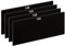 PATIKIL Soldadura Lente Sombra 14 Vidrio 4-1/4x 2, 4uds Endurecido Vidrio Negro Oscurecimiento Filtro Placas Cubiertas Reemplazo para Soldadura Casco Capucha