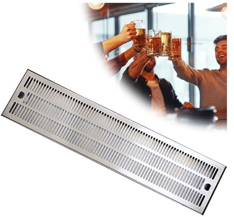 NJDQFA Abtropfschalen Für Bier,Bierabtropfschale Für Restaurants Bars Küchen,Bierturm Abtropfschale Edelstahl Tropfblech,80cm