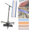 Lichtwerkzeug zur Dellenreparatur ohne Lackierung, 92 cm/36,2 Zoll erweiterte LED-Linientafel, 6 Farben, einstellbares Zubehör zur Dellenerkennung mit verstellbaren Bodenständern