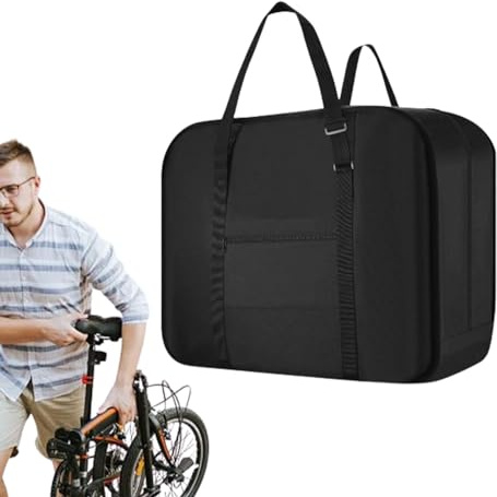 Klappbare Fahrrad-Transporttasche,Fahrrad-Transporttasche,Aufbewahrungstaschen Transport Reisetasche-Fahrradtasche Mit Großem Fassungsvermögen, Wasserdichte Faltbare Fahrradtasche, Fahrradtr