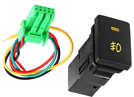 schalter nebelschlussleuchte DC 12V 4-Draht-Auto-Nebelscheinwerferschalter, Gelbe Anzeige, Camry/Yaris/Highlander