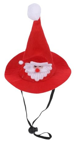 Milisten Weihnachtliche Haustiermütze Kreative Santa-haube Für Hunde Und Katzen Für Fotoshootings Partys Und Feiertage Aus Weichem Langlebigem Material Für Jeden Anlass