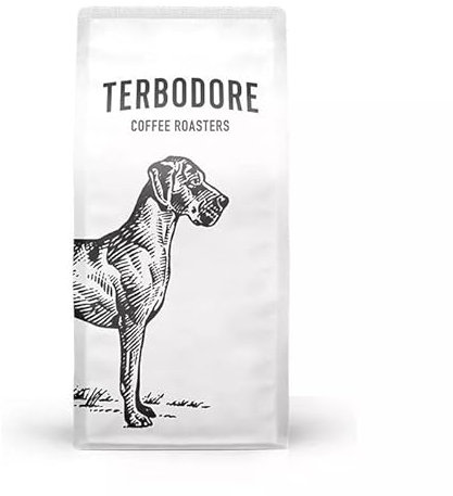 Terbodore | English Toffee Ground Coffee | 1kg Bag | Delicious Toffee Flavour | Subtle Butterscotch Aroma | Premium Grade | Filter | Medium Roast | Home or Cafe | Ground Toffee Coffee