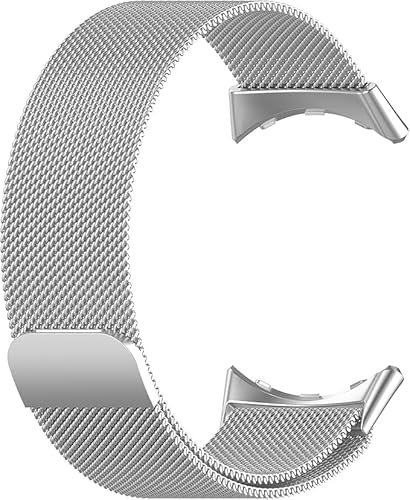 Cinturino per Google Pixel Watch 3 da 45 mm, in acciaio inox, cinturino di ricambio in metallo, per Pixel Watch 3, 45 mm, smartwatch da donna e uomo