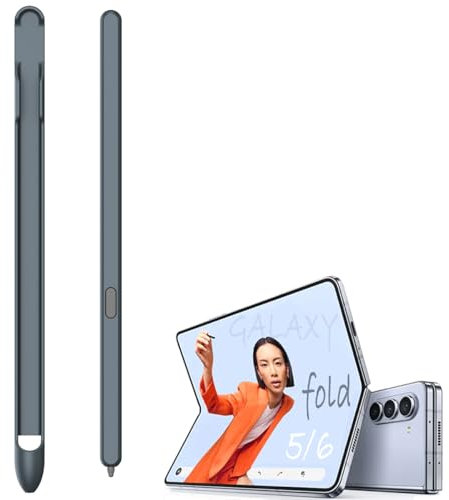 BaiFu Stylet de Remplacement pour Stylet S Pen Z Fold6/Z Fold5, Stylet pour Fold4 Pen avec Plateau pour Stylet, Z Fold6 SPen Stylet avec Emplacement pour Stylet S Pen-Gris-B