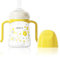 Oberni Trinklernbecher auslaufsicherer für Kleinkind ab 6 Monaten, BPA frei Trinkflasche mit Griffe, 240ml-Schnabeltasse-Trainerbecher-Wasserflasche-Baby Sippy Cup, Gelb