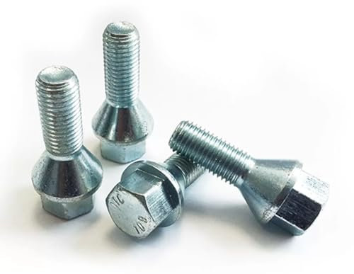 20 Radschrauben M12x1,5 Radbolzen Kegelbund SW17 große Auswahl (M12x1,5x30mm)