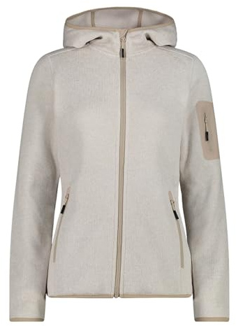 CMP Woman Jacket FIX Hood VANIGLIA-Bianco - 42