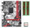 Kufughty Scheda Madre 1155CPU + CPU I3-2130 + 2X8G DDR3 1600 MHz RAM LGA 1155 USB 3.0 3.0 Scheda Madre del Computer