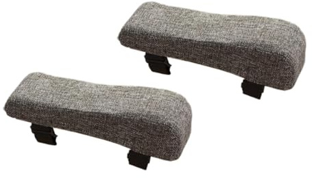 harayaa Bürostuhl Armlehnenpolster Ellbogenhaltsunterstützung Kissen Arm Rest Kissen Gaming Stuhl Arm Pads, Dunkelgrau