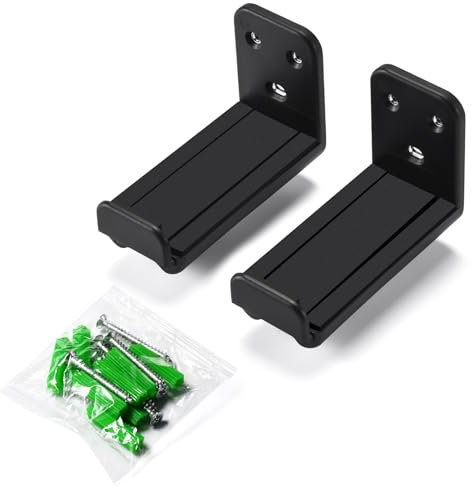 Soundbar Wall Mount - Under TV Soundbar Mount, Mount | Center Speaker Wall Mount for Video Rooms, Non-Slip for Home, Cafe, Hotel, Shopping