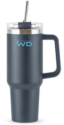 WD Lifestyle Tazza Americana in Acciaio Inox (Grigio)